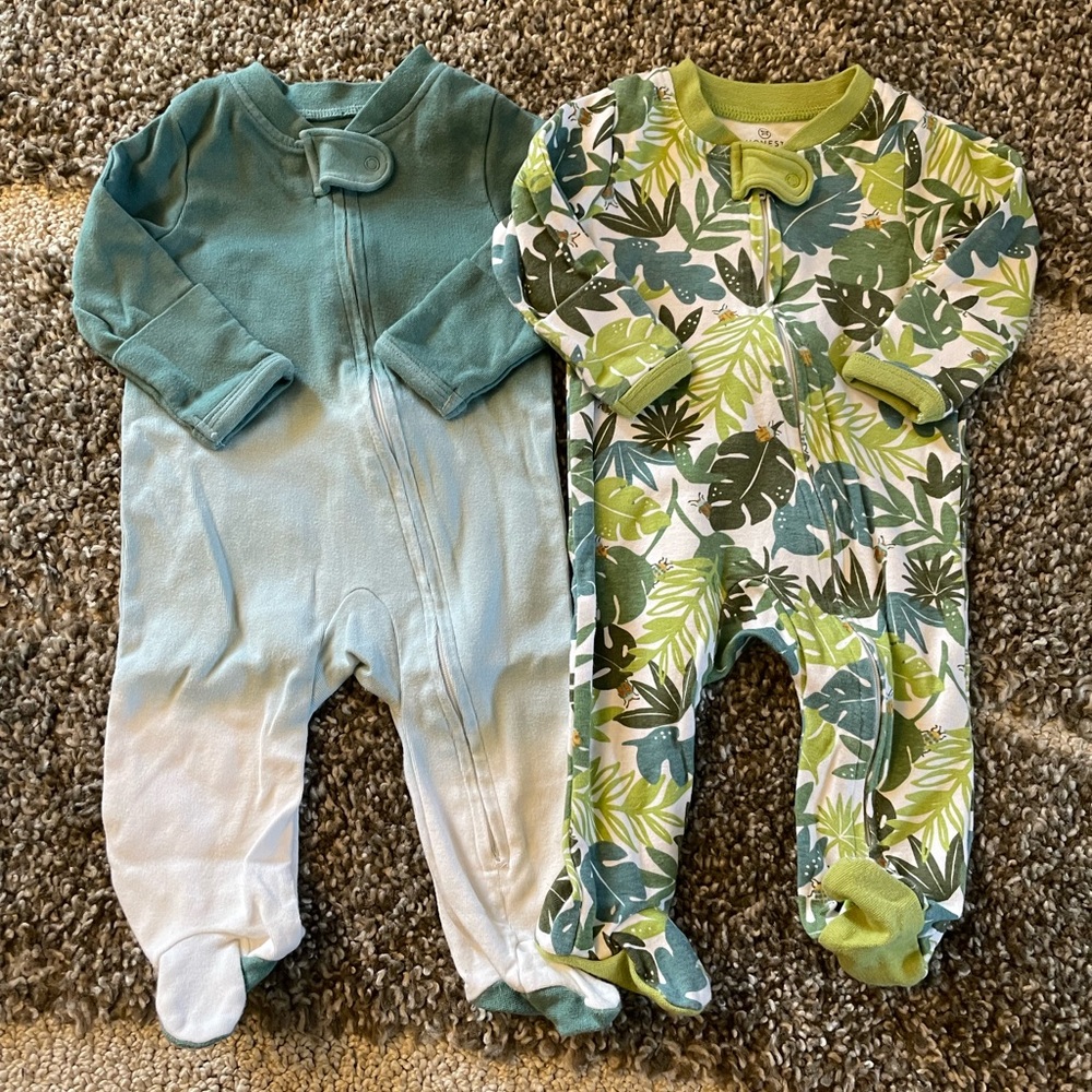 0-3M honest pajamas